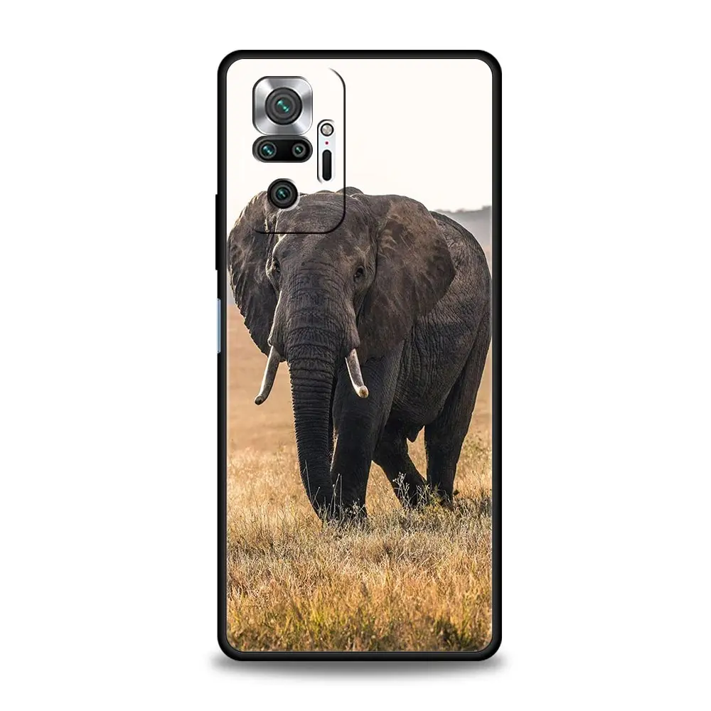 Elephant Design Silicone Phone Case - Creative Animal Themed Cover