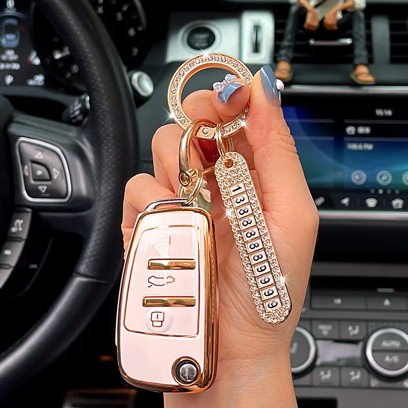 Cover Chiave/telecomando per AudQ3 Q5 Q7 S4 S6 S7 S8 R8i A1 A3 8V A4 B8 B9 A5 A6 C7 A7 A8 TT Porta Accessori - S92df8c3fe124469e9a6a174df18c4e13m