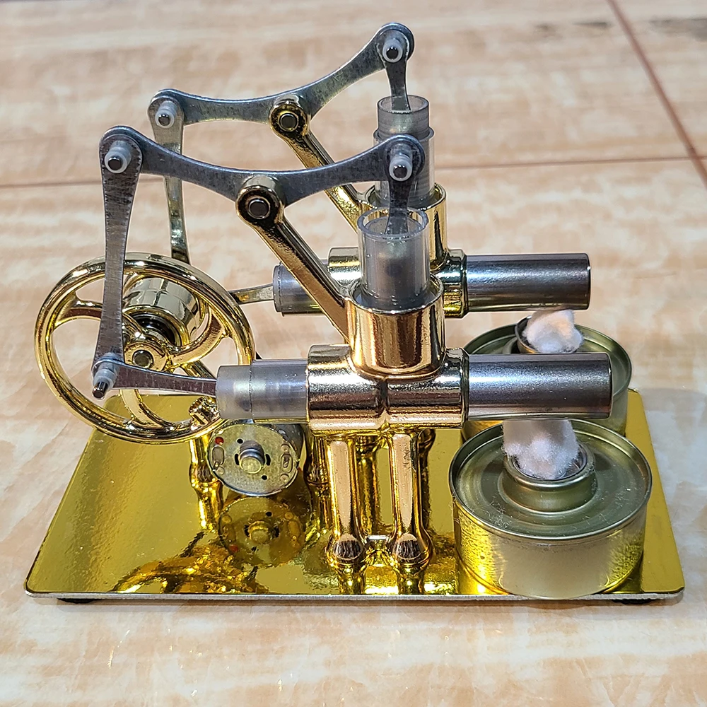 Stirling Balance Engine Motor Model Hot Steam Technology Education Giocattolo Modello Fai Da Te