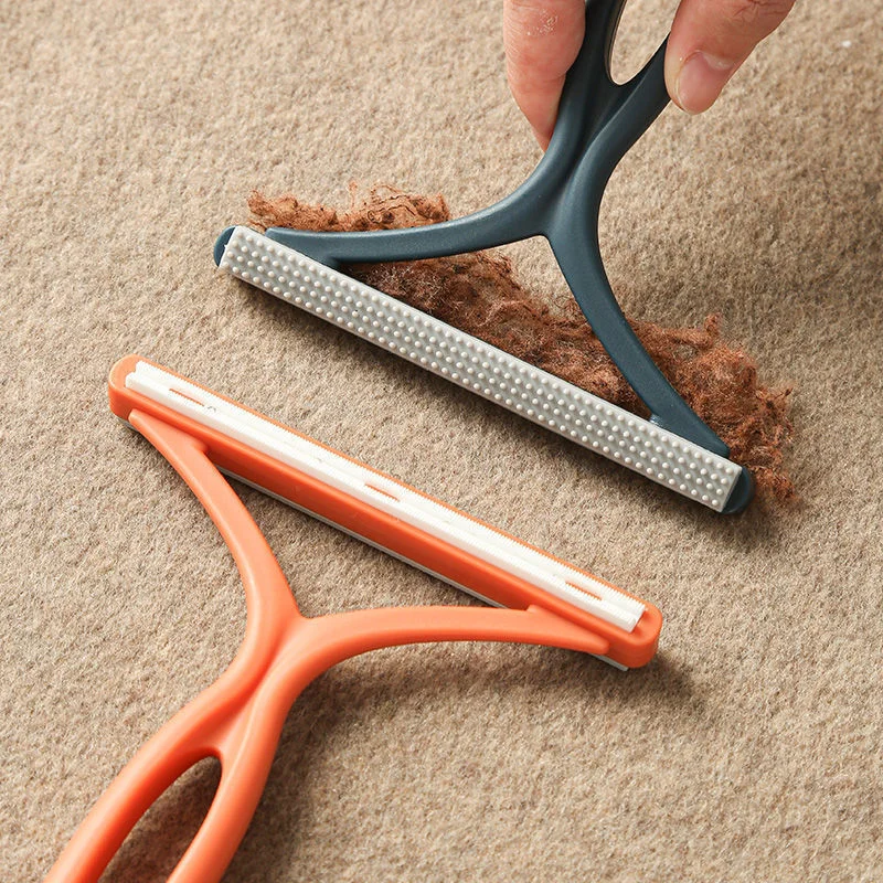 Carpet Scraper Pet Hair Rollers Portable Carpet Cleaning Tool