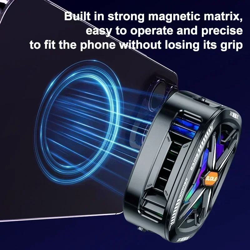 FS05 휴대용 및 저소음 열전 냉각 팬, 반도체 기반 기술 쿨러, iOS/안드로이드용 범용