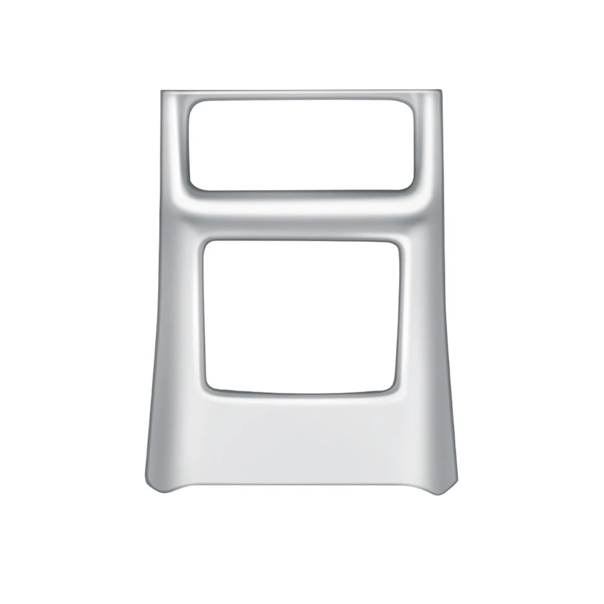 

Для Mazda CX-60 2022-2023 RHD Автомобильная задняя рамка для вентиляционного отверстия кондиционера, Противоударная панель, серебристая отделка