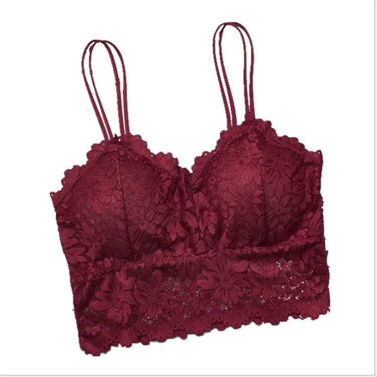 Sunflower Lace Wrapped Underwear for women lingerie bra women tube tops lace camisole tops