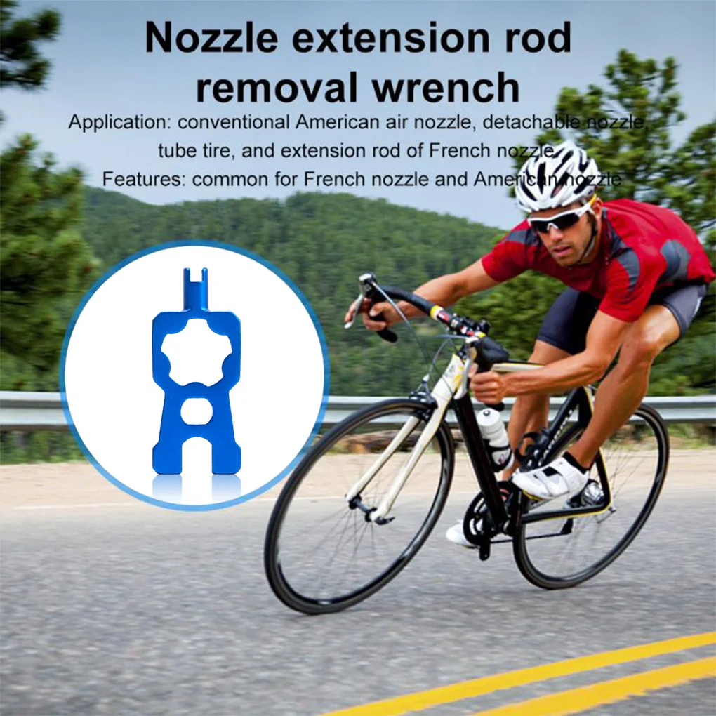 

Alloy Mountain Bike Valve Wrench Portable Professional Repair Removal Tool Outdoor Activity Spanner Accessories