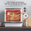 Blitzhome Dishwasher with APP Control Intelligent Countertop Table Smart Portable Countertop Dish Washers Machine For Kitchen 5