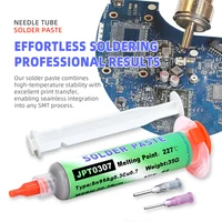 Lead Free High-Temperature Solder Paste Sn99 Ag0.3 Cu0.7 Needle Tube, Mobile Phone USB Socket Repair, LED Soldering - Image 5