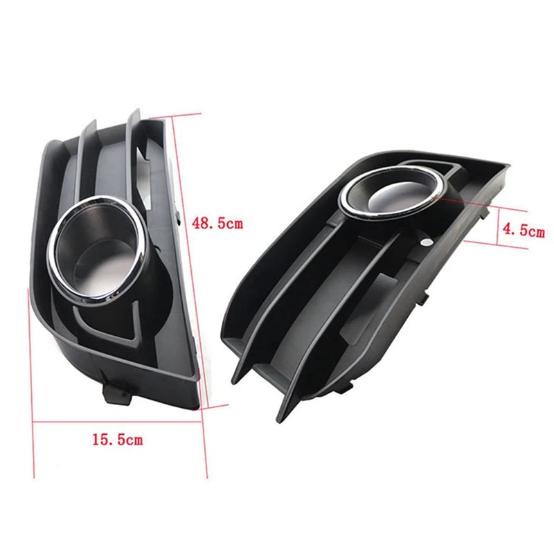 8X0807681A 8X0807682A Front Bumper Fog Lamp Grille Fog Lamp Bezel Automotive Replacement Parts For A1 2011-2014