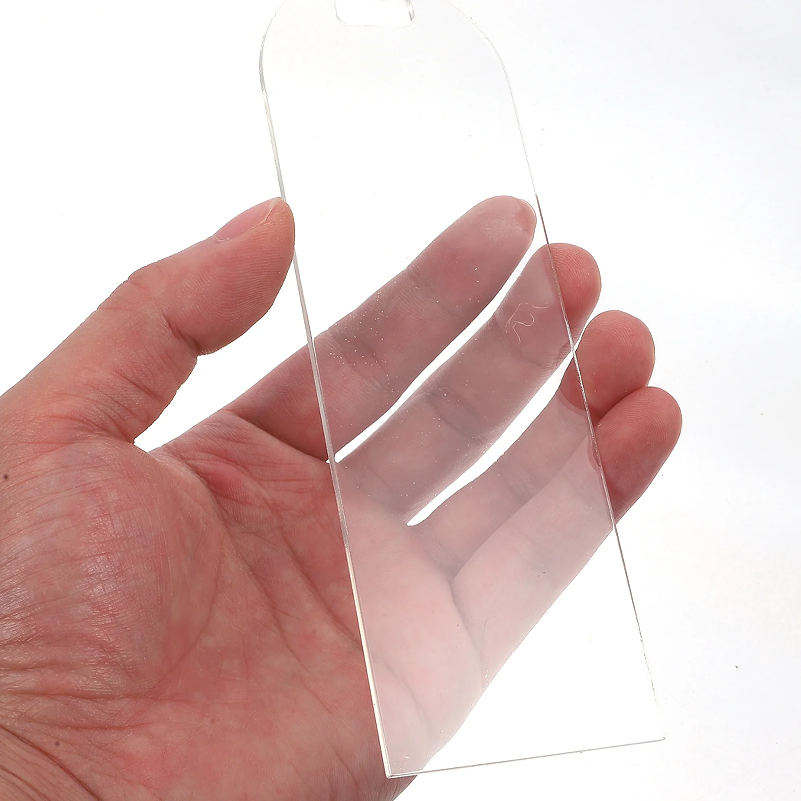 Acrylic Bookmark 10Pcs Clear Acrylic Bookmarks Handmade Blank Students Unfinished DIY Unpainted 15x5cm bookmarks stationery supplies