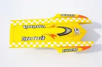 E22 High Speed Prepainted Yellow Electric Racing KIT RC Boat Hull Only for Advanced Player Toucan for Boys Water Game TH02622 2