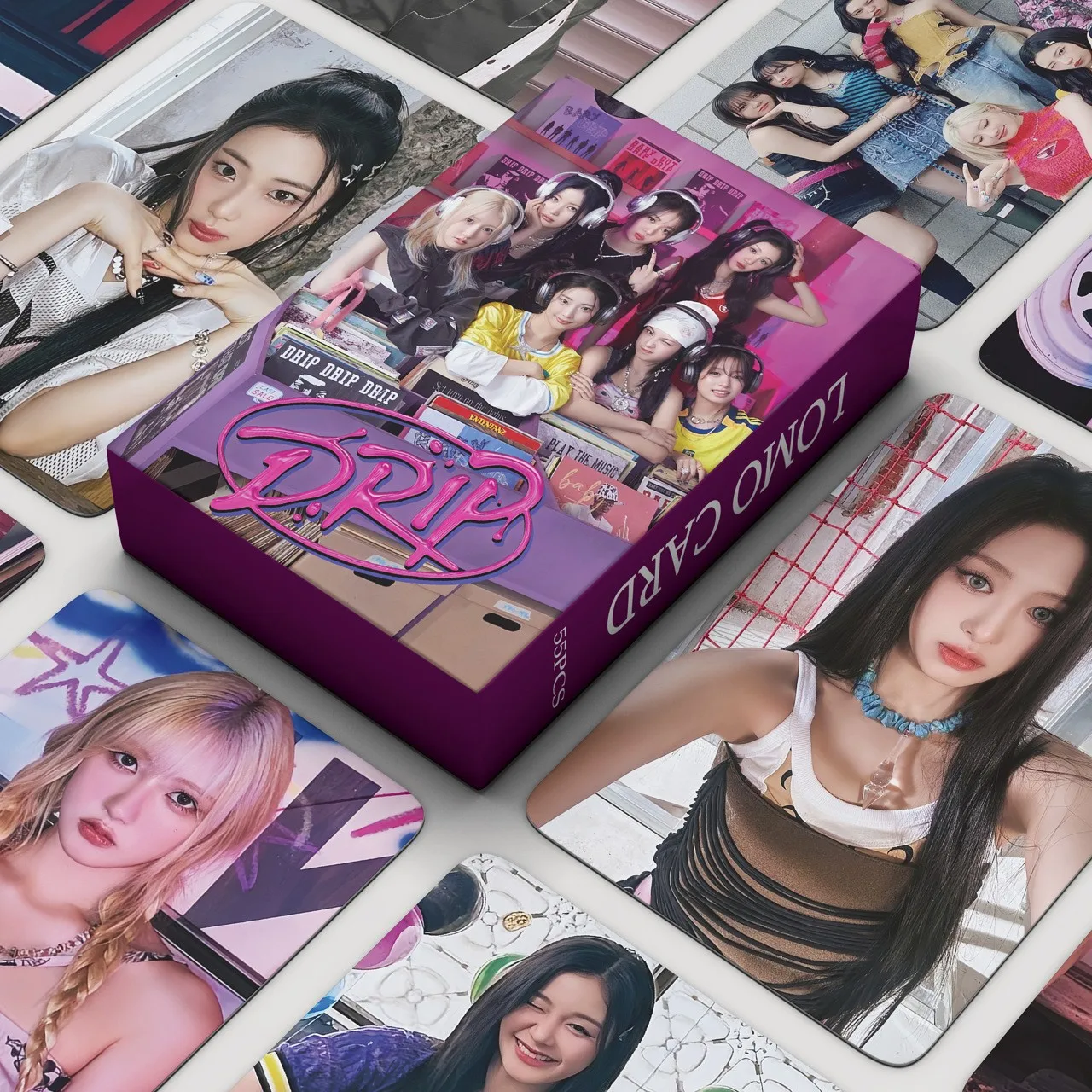 55Pcs/Set Kpop Babymonster HOT SAUCE AHYEON Ahyeon Baby Monster