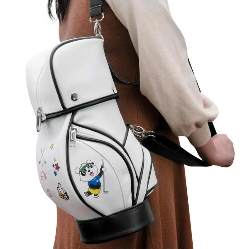 

Миниатюрная сумка для хранения мячей для гольфа с принтом милой панды, легкая сумка для гольфа, ручные сумки для гольфа, женская сумка