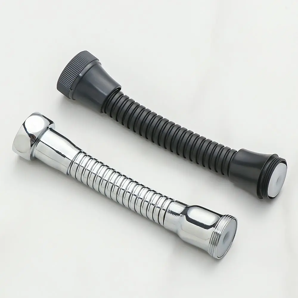 Kitchen Faucet Adapter 12/15cm Kitchen Tap Extension Hose Stainless Steel Adjustment Hose Faucet Water Pipe Connection Accessories