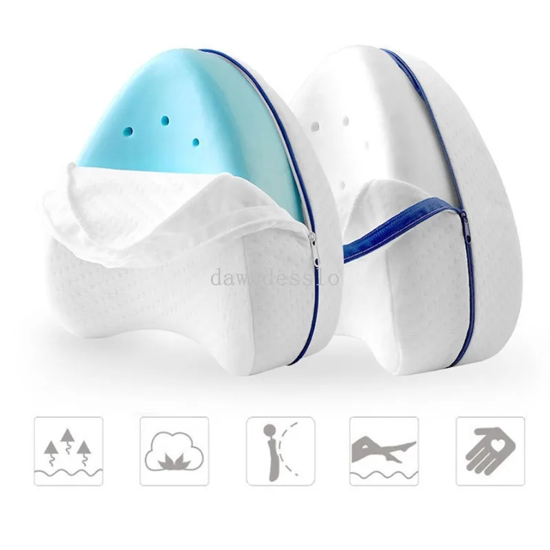 Description Picture 2 of itemBack Hip Body Joint Pain Relief Thigh Leg Pad Cushion Home Memory Foam Memory Cotton Leg Pillow Sleeping Orthopedic Sciatica