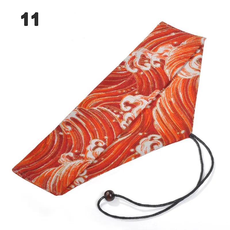 Japan-Style Reusable Travel Cutlery Pouch - Portable Drawstring Cloth Bag