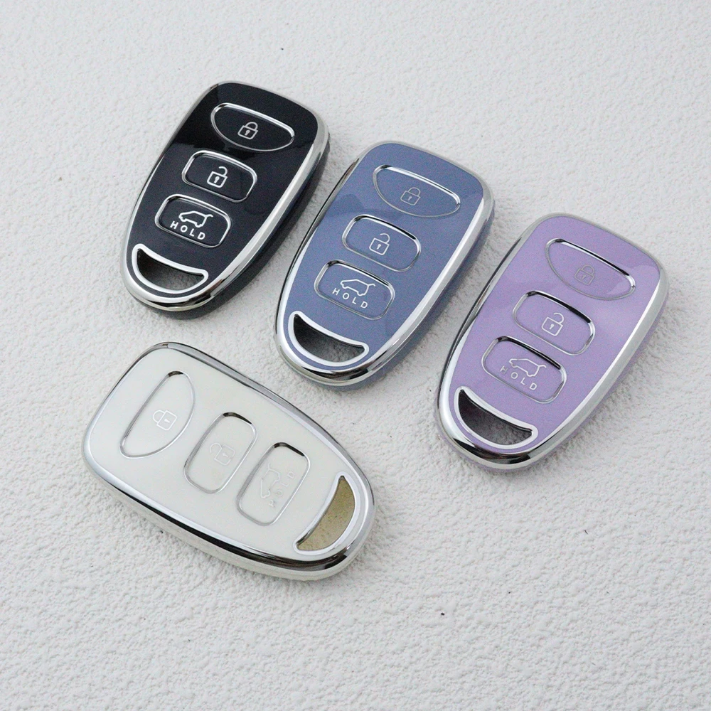 Car Remote Key Case Cover 2+1 2 3 4 Buttons Fob Shell for Hyundai Kia Tucson Sonata Santa FE Carens 2007 2008 2009 2010 2011 key case cover,key case,flip key fob shell,car key shell