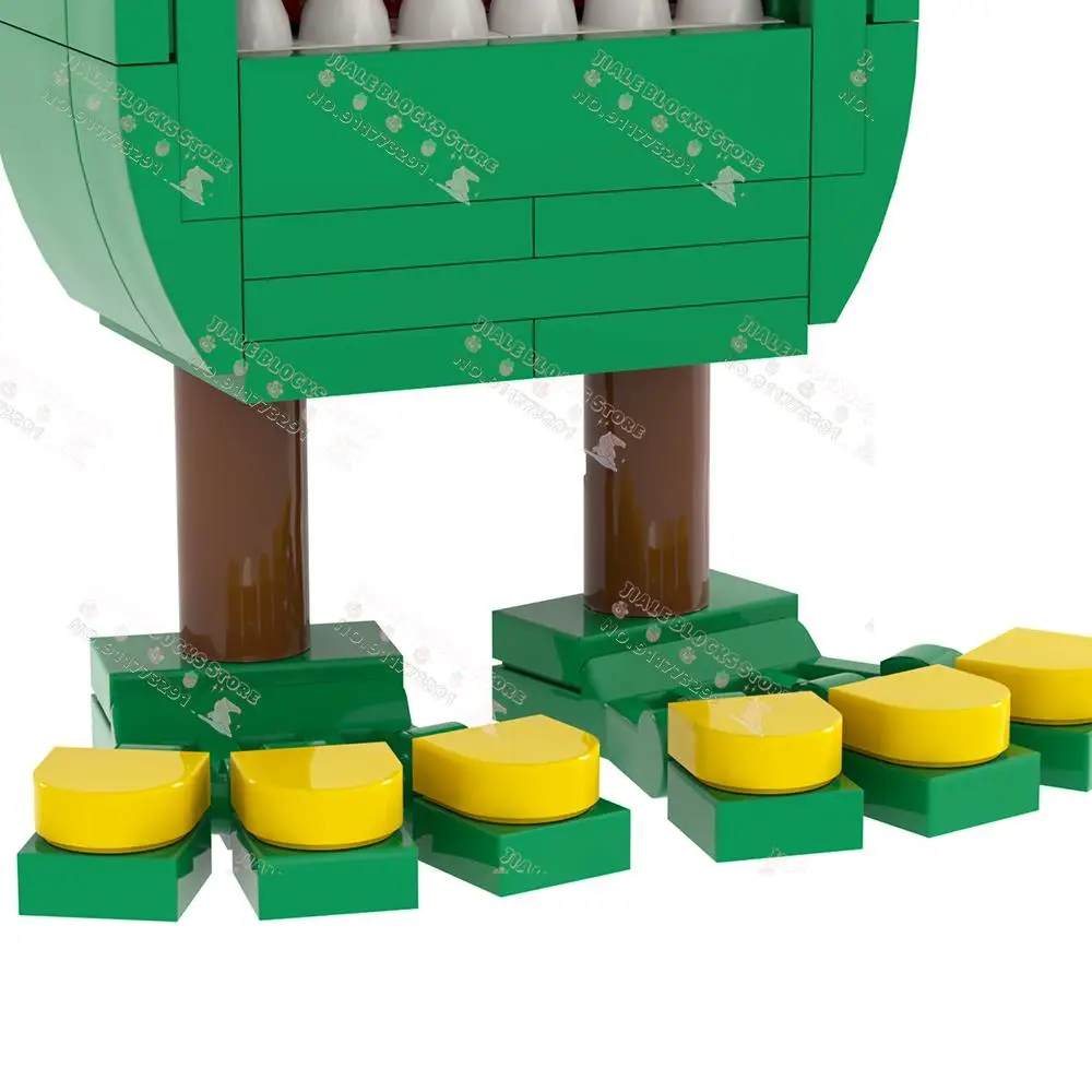 창의적인 공포 게임 MY 노래 몬스터 MOC 빌딩 블록, DIY 다채로운 캐릭터 모델 장식 조립 벽돌, 어린이용 장난감