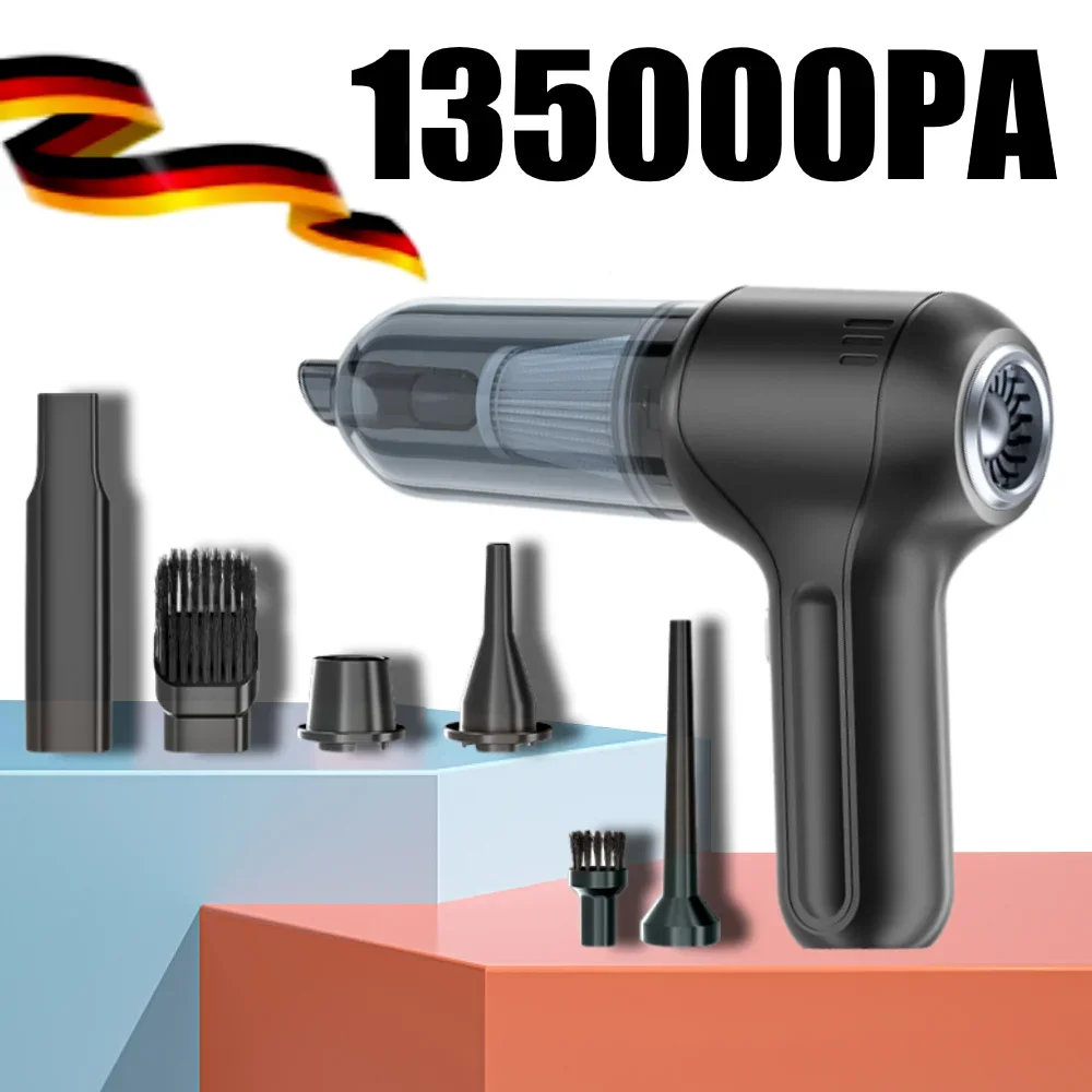 Car Vacuum Cleaner 4 In1 Wireless Vacuum Cleaner Handheld Vacuum Pump For Car Cleaner Cordless Powerful Nail Pump Car Accessory 1