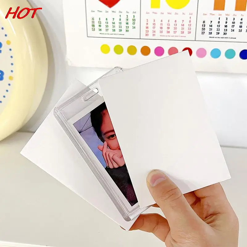 작은 카드 보호 판지, 흰색 두꺼운 종이 잼 크래프트 종이, DIY 수제 카드 제작, 양면 공예 종이, 10 개