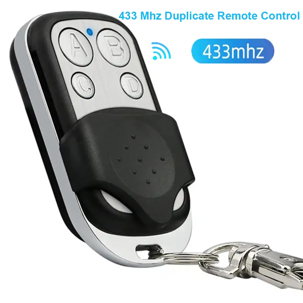 Universal 4 Buttons Garage Door Opener Remote Control 433MHz Clone ...