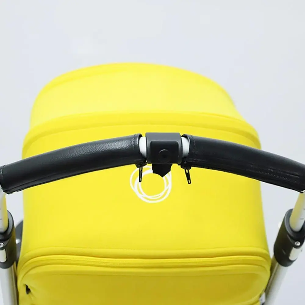 Baby Stroller Accessories PU Leather Handle Covers Pushchair Armrest Protector Baby Car Cart Cover Front Handle Protective Cases