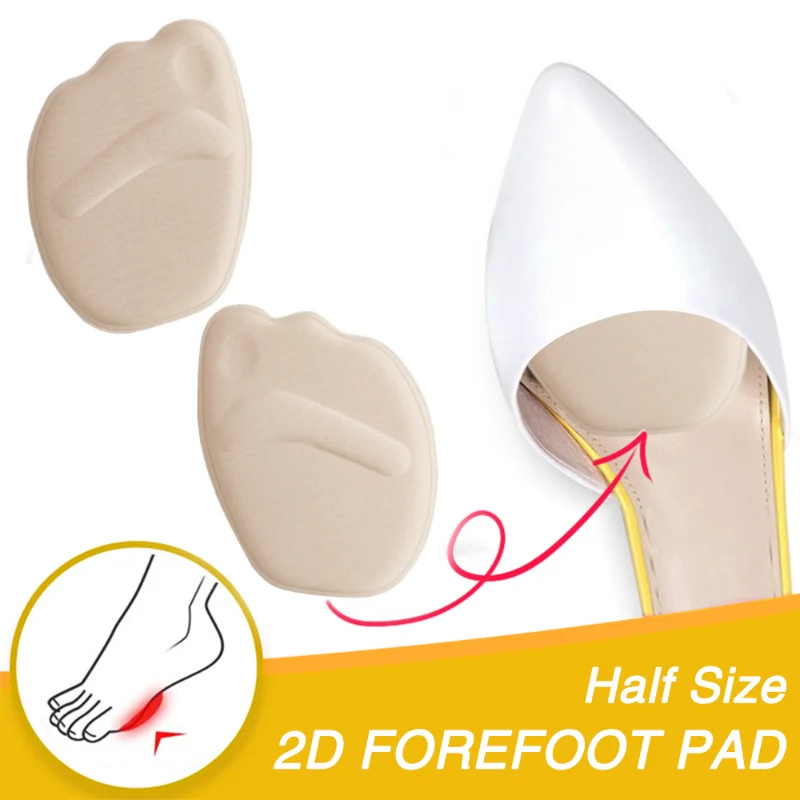4 paia di cuscinetti per l'avampiede delle donne tacchi alti mezze solette memory foam antiscivolo adesivo posteriore protezione antidolorifici cuscinetti per scarpe_voghion.com
