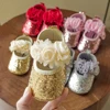 Baby Mary Jane Shoes Toddler Girl 0-6-12 Month Prewalking Shoes Baby First Step Shoes Soft PU Cute Flower Spring Summer Sandal 3