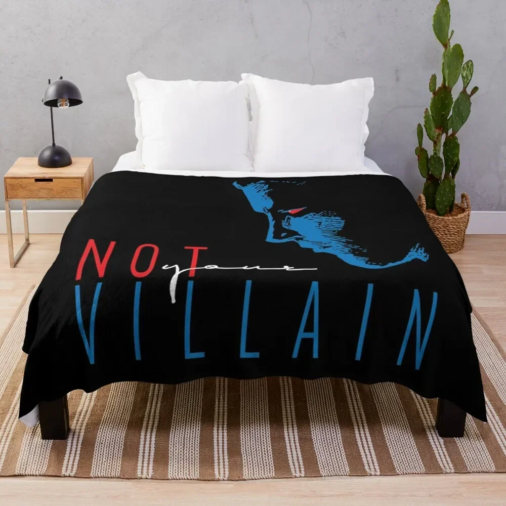 

Not Your Villain Throw Blanket Plaid Soft Beds halloween Blankets
