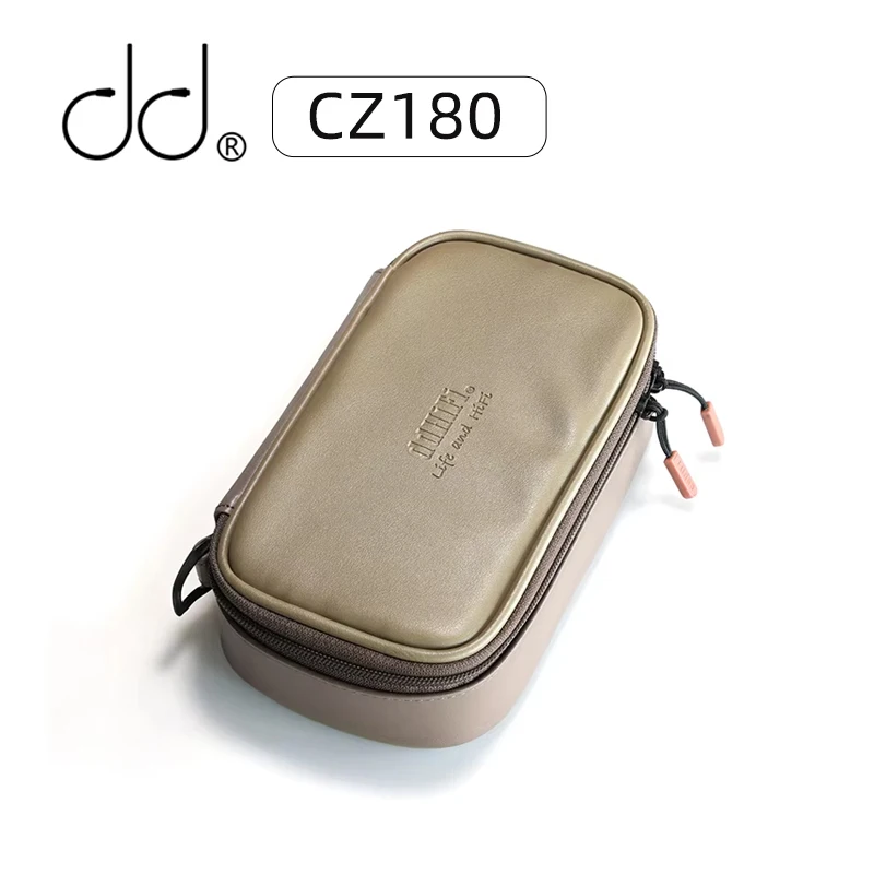 DD ddHiFi CZ180 Portable HiFi Storage Case With Composite Leather And YKK Double Slider Zipper