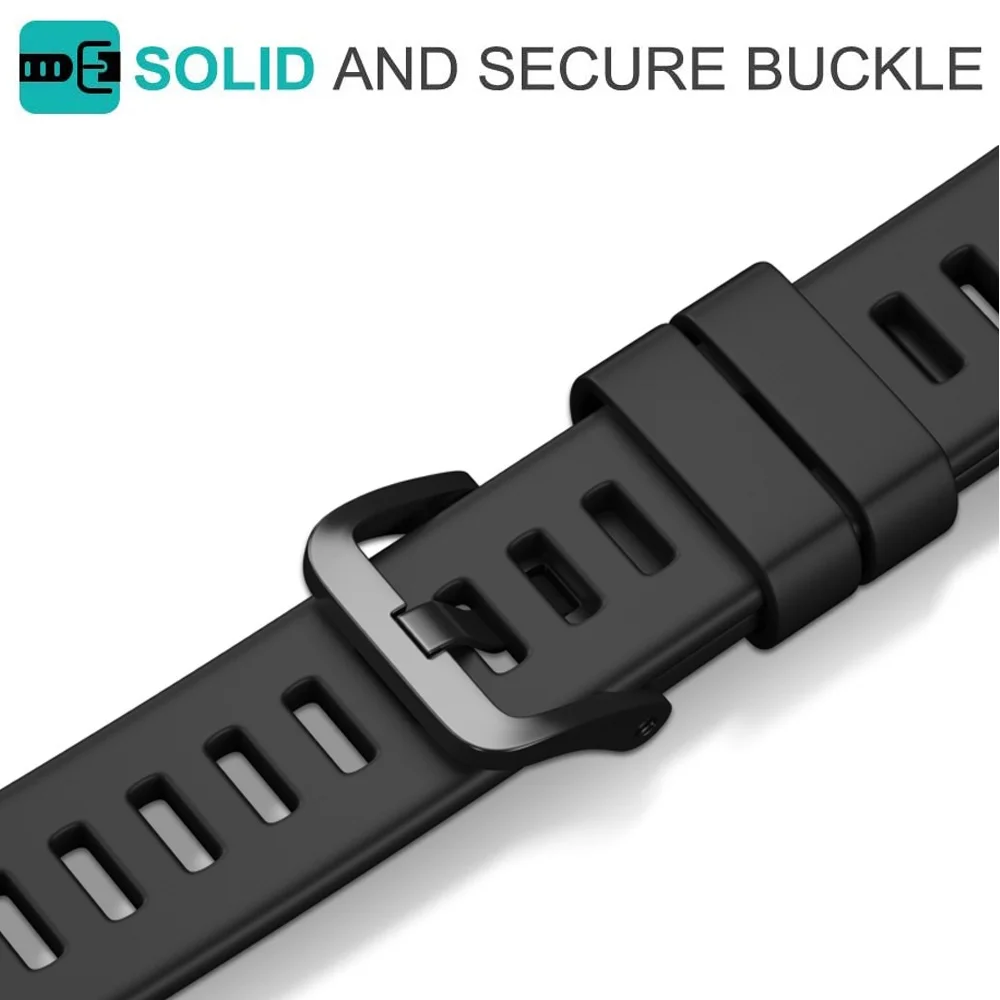 Replacement Bracelet Silicone Strap (Exchange) Compatible for Huawei Band 6 / Honor Band 6 (Traditional) - 3