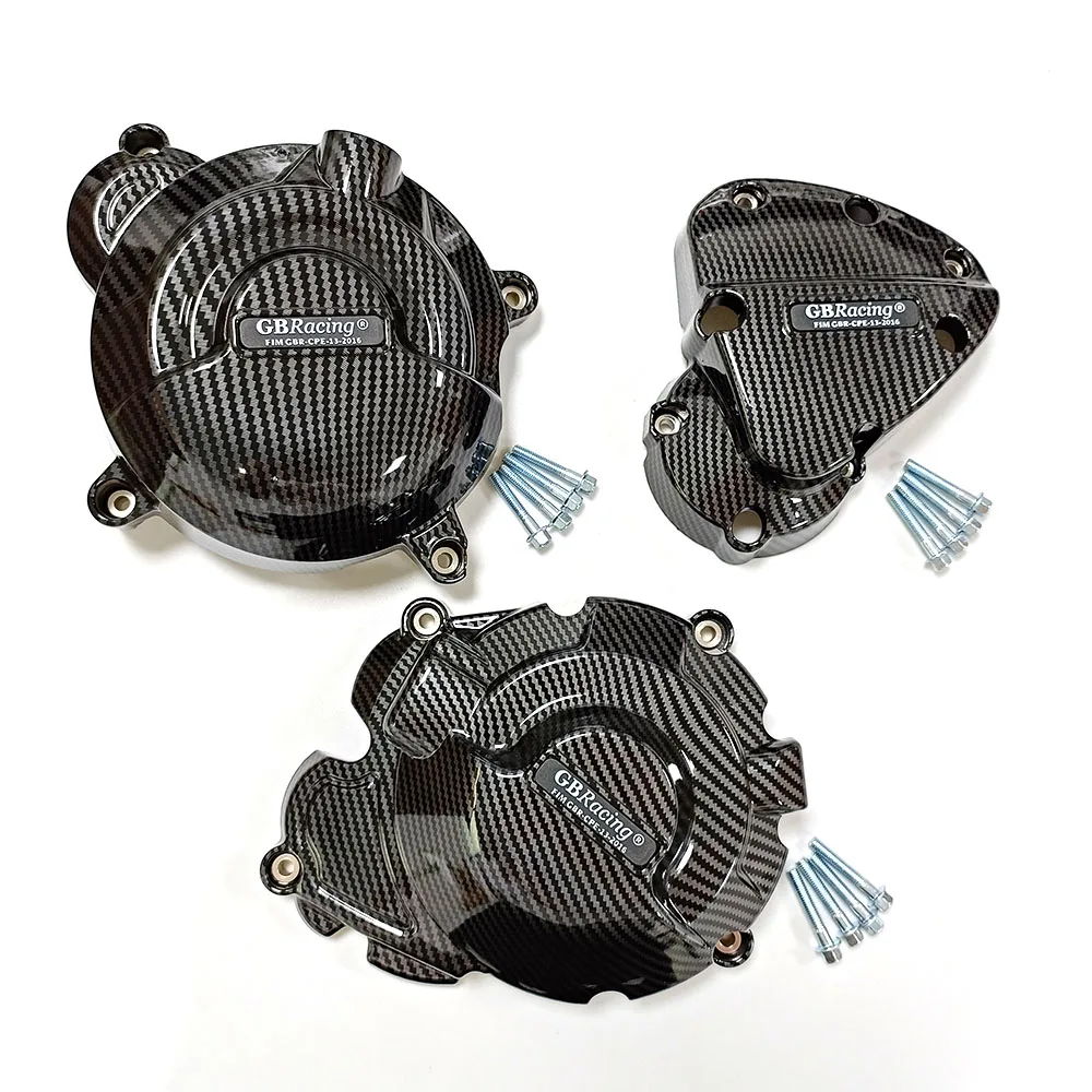 Protezione Coperchio Motore Moto Gb Racing Per Triumph Speed Triple, 1200Rr 2018-2023, Tiger 1200Rs, Muslimfiber Pr