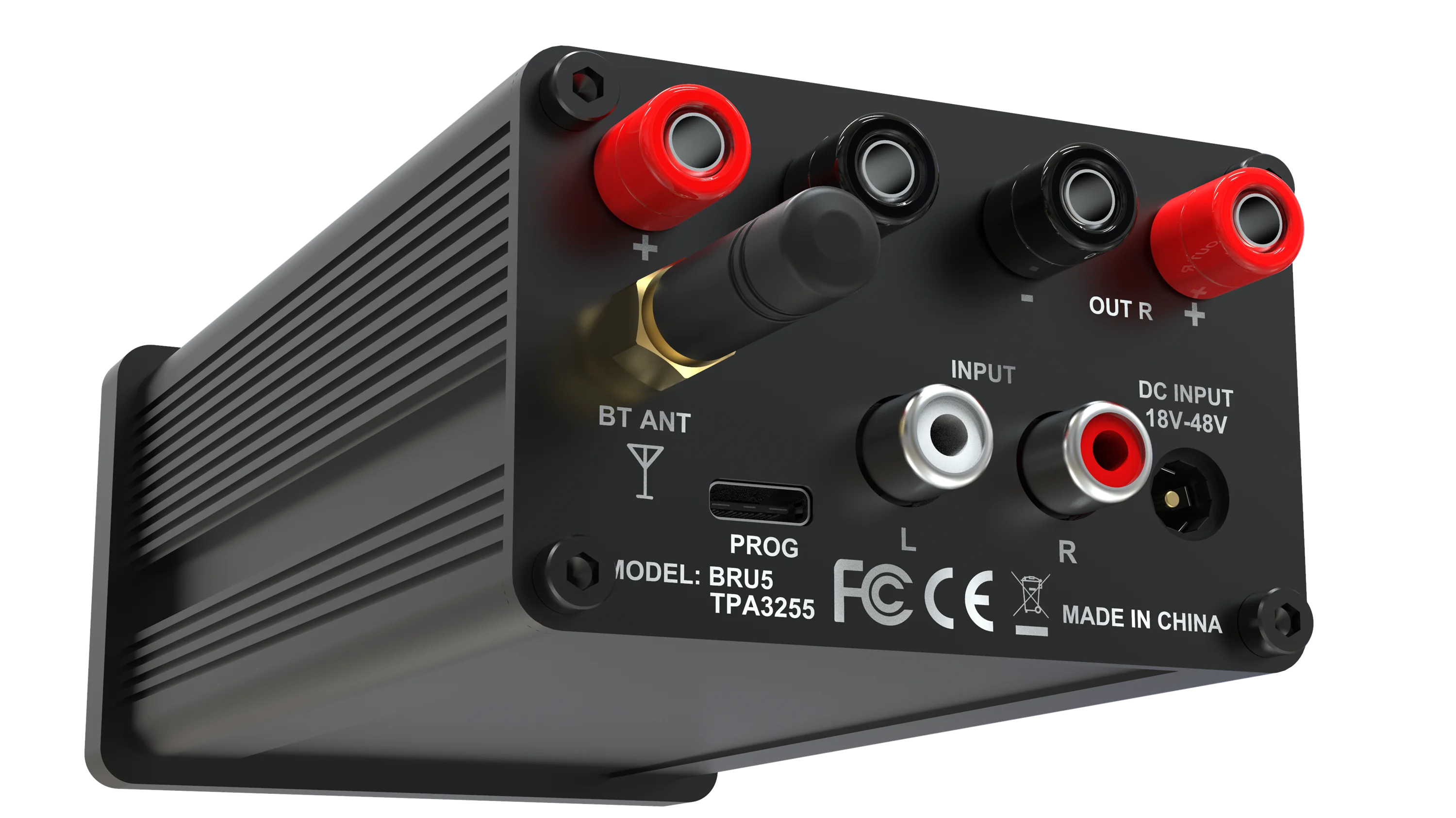 300W+300W TPA3255 고출력 증폭기 스테레오 PC UI DSP 증폭기 데스크탑 클래스 D BRU5