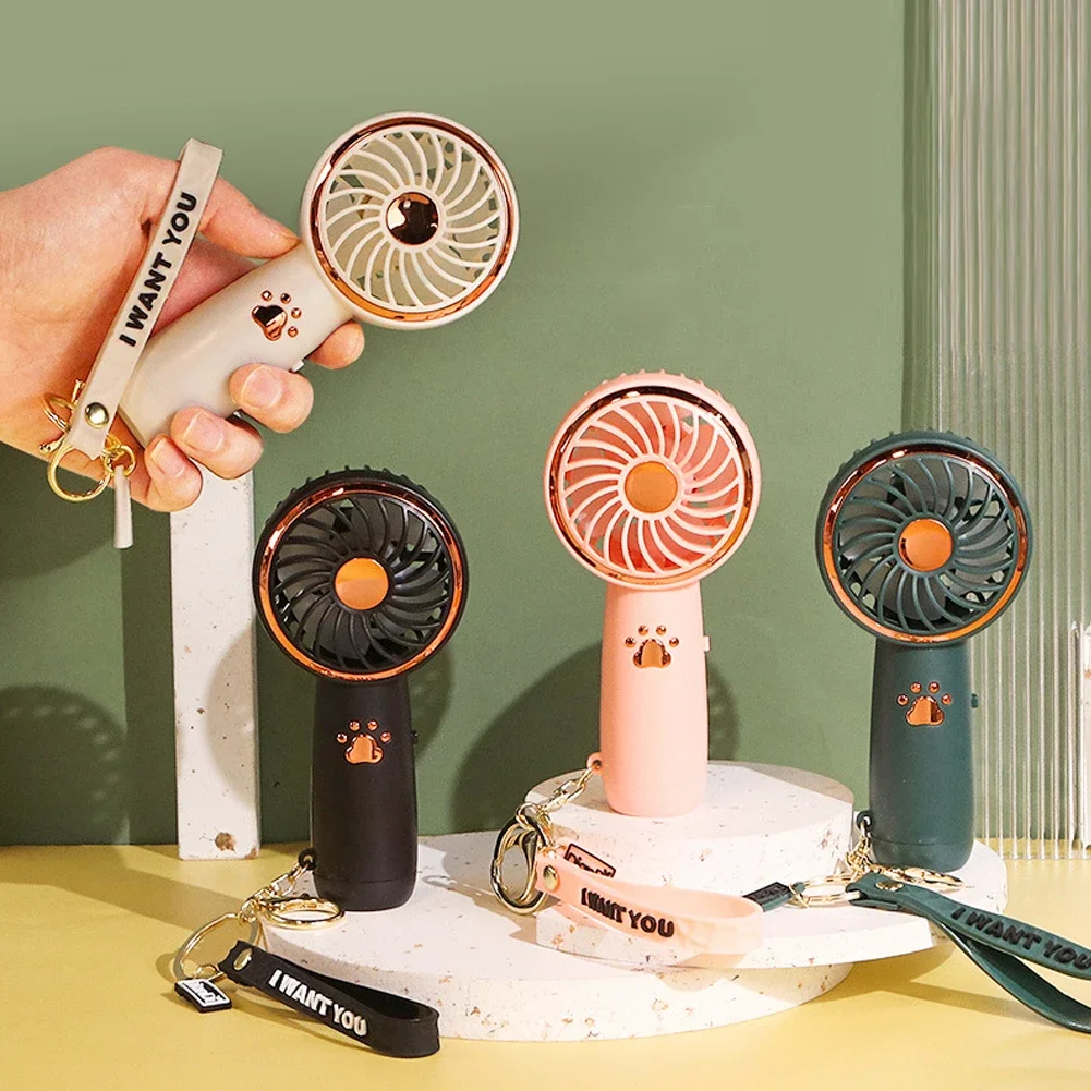 Compact Cartoon USB Handheld Fan