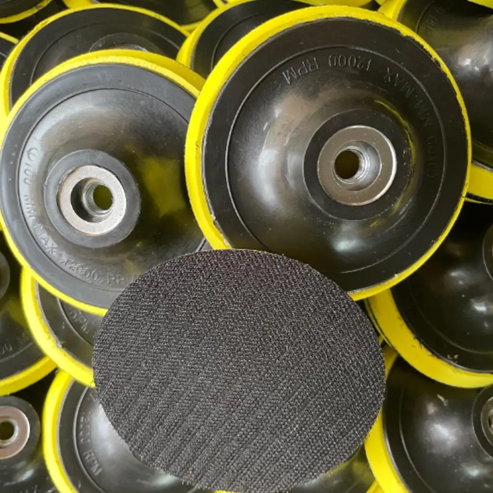 3-5 Inch Backing Pad Car Polisher Bonnet Angle Grinder Wheel Sander Disc Auto Polishing Machine Tool Self-adhesive Backing Pads car polishing pad car polish pad wool polishing pad polishing wheel disc