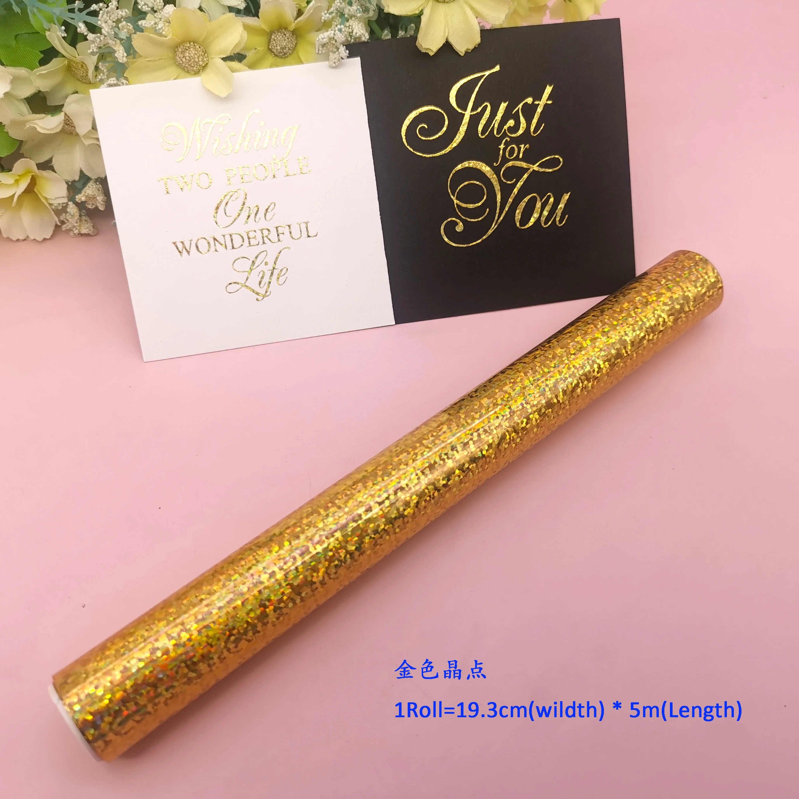Pellicola Per Trasferimento A Caldo Per Artigianato - Rotolo 3cm X 5m, Per Progetti Glitter E Stampa Toner