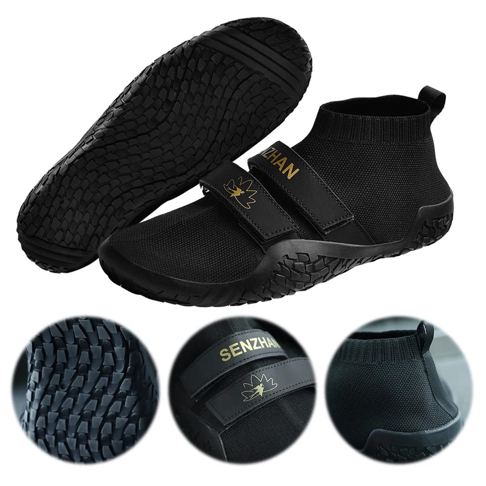 Description Picture 6 of itemMens Deadlift Shoes Lifting Shoes Anti-Slip Barefoot Fitness Shoes Breathable Professional Weightlifting Shoes for Powerlifting