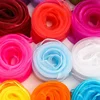 12pcs 45/60/70cm Chiffon Square Scarf Children's Dance Performance Small Scarf Candy Color Gift Scarf 2