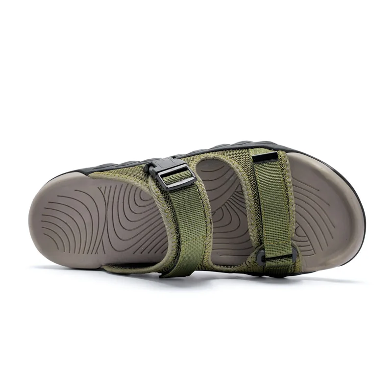 Men Sports Slippers Outdoor Thick Bottom Breathable Slippers Beach Sandals Summer Casual Shoes Men Comfortable Sandals soft slippers,summer slippers,closed toe sandals,anti slip sandals