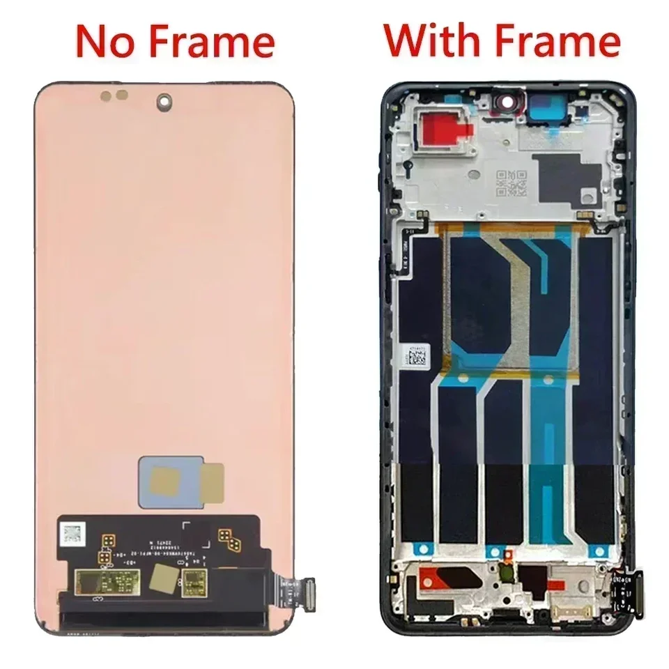 LCD Screen for OnePlus Nord 3 Nord3 CPH2491 Replacement LCD Display Touch Digitizer Assembly (Black