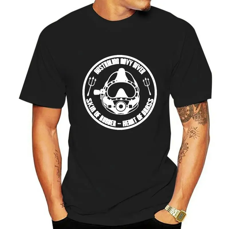 

T Shirt Navy Clearance Diver Seal Special Forces Helmet Eod Ran Rn(12)