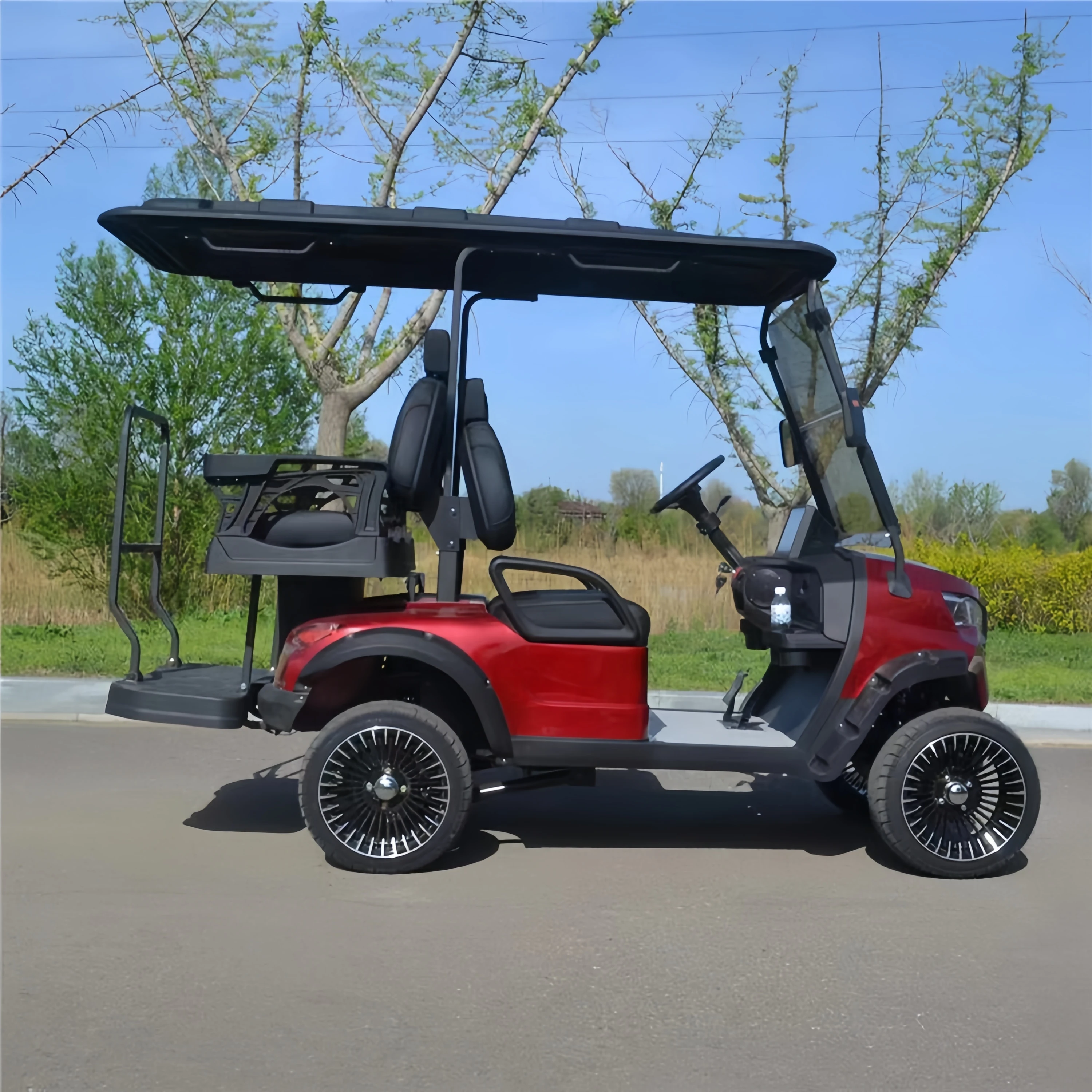 High Quality Low Price Off-road Hunter Cart Basic Edition Lifted 2 Passenger Seaters Hunting Transport Golf Cart