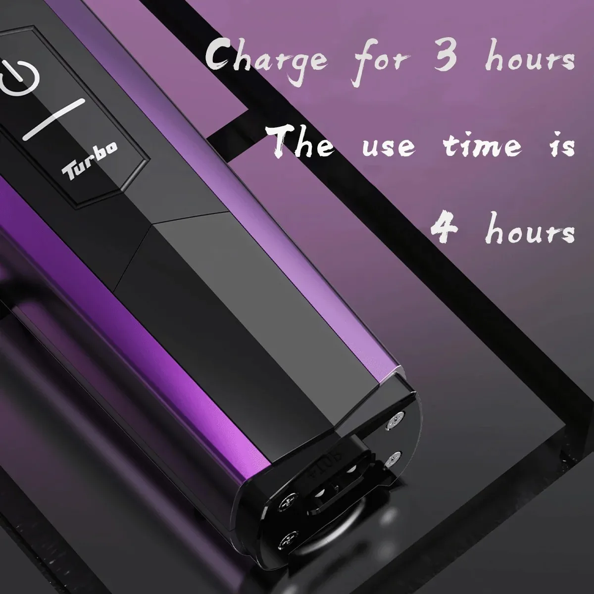KULILANG R77F Professional Electric LCD Display Hair Clipper FADE+DLC Coated Blade High Power 7200RPM Quality Trimmer Barbers 6