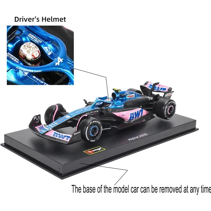 ミニチャンプス1/43 アルピーヌ A523 ガスリー2023マイアミ8位