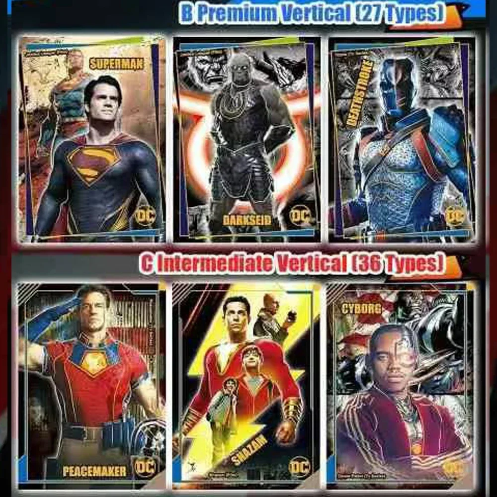 Superman S Cards Marvel The Avengers Booster Box DC Movie Series Justice League Peripheral Toy amiibo cards pokemon cards game cards animation game cards anime cards yugioh cards anime trading cards collectible cards football trading cards