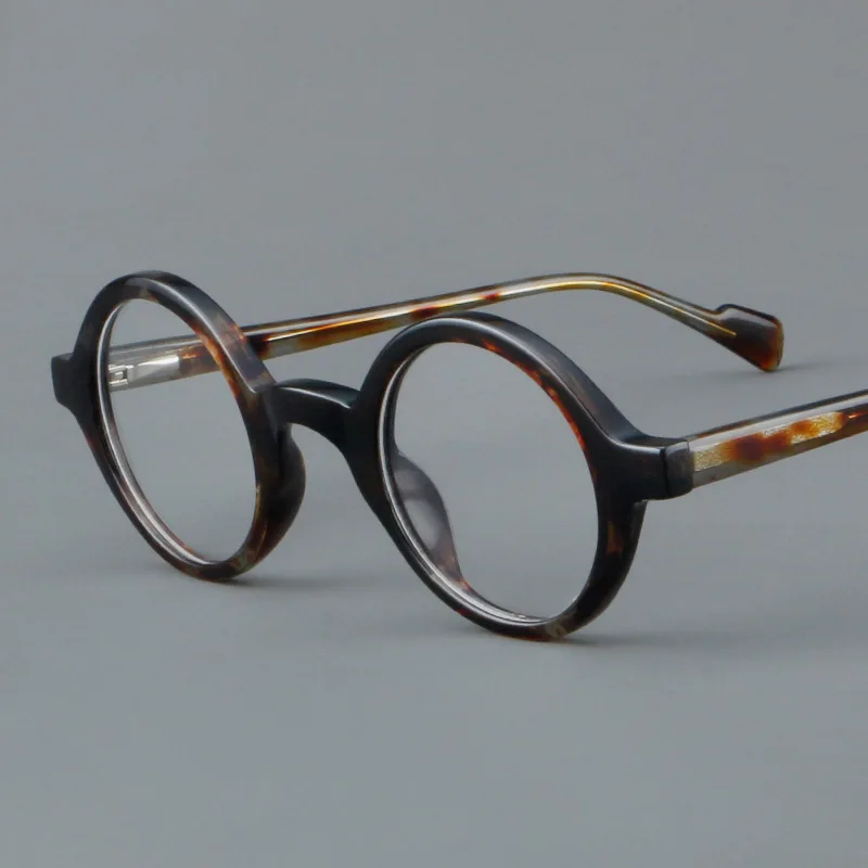 30129 retro eyeglass frame Republic of China round frame myopia flat light