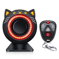 Advanced 120dB Anti - Theft Car Security Alarm with Light and Vibration Detection (Black)
