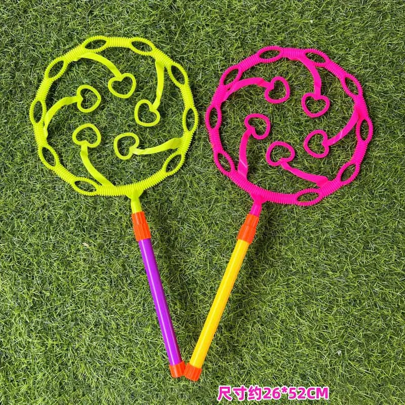Multi-style Cute Bubble Blowing Toys Props Children Outdoor Bubble Blowing Toys Flowers Love Round Bubble Blowing Tools 3