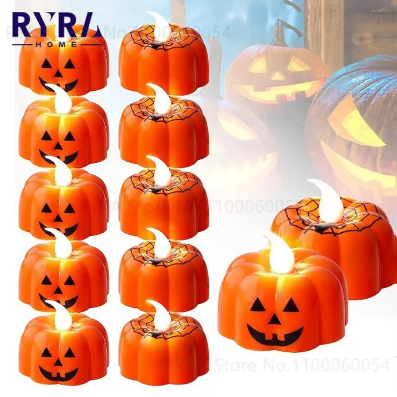 HalloweenPumpkinCandleLightHalloweenPartySuppliesLEDLight