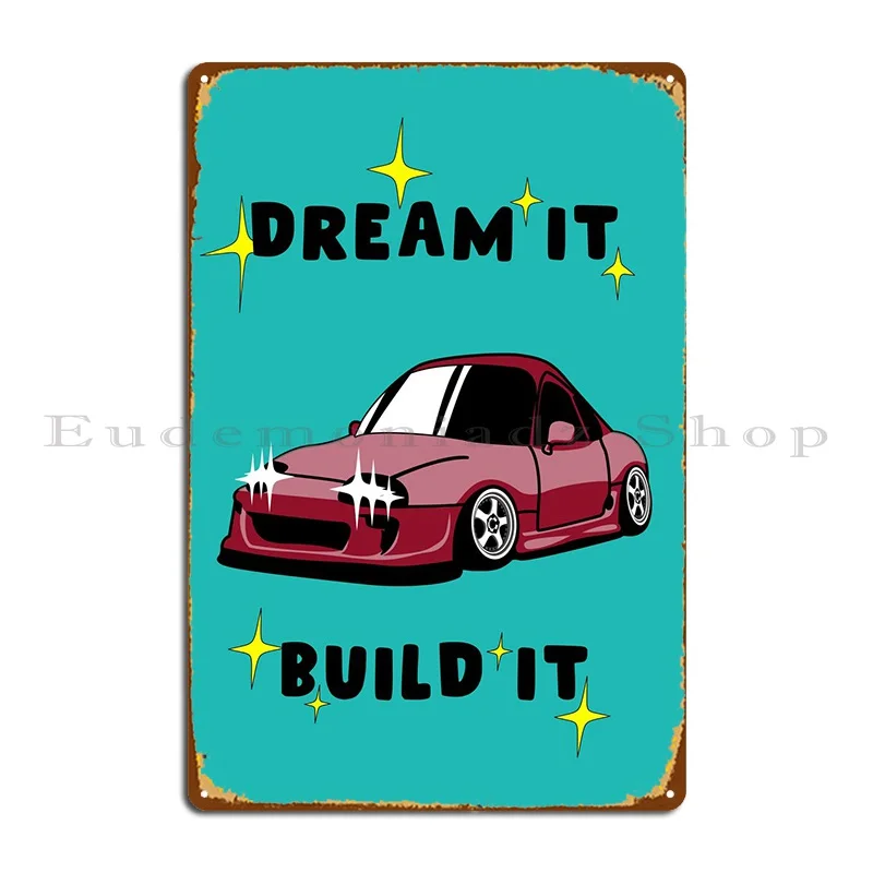 Car Toons Targa In Metallo Poster Bar Cinema Design Garage Paintingtin Sign Poster