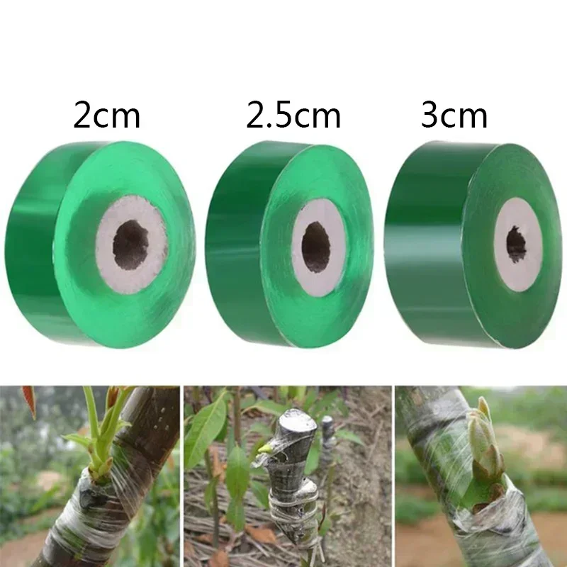 100M 2/2.5/3CM Grafting Tape Self Adhesive Grafting Film Stretchable Special Fruit Tree Grafting Tool Garden Bind Tape Garden