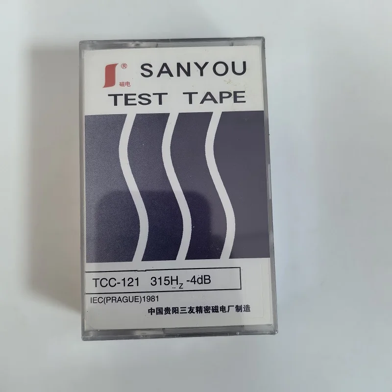 TEST TAPE SANYOU TCC-121 315HZ-4DB LEVEL ADJUSTMENT Recording reference level